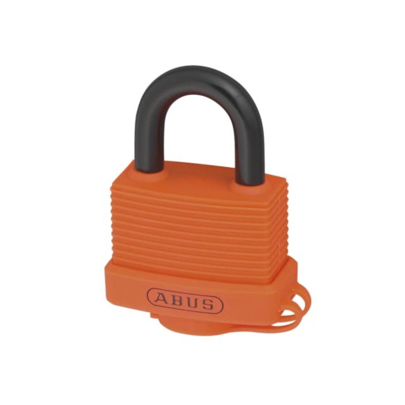 ABUS Mechanical 70AL/45mm Aluminium Padlock Orange Keyed Alike 6401