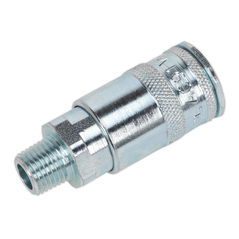 Sealey Coupling Body Male 1/4BSPT Pack of 50 AC16BP