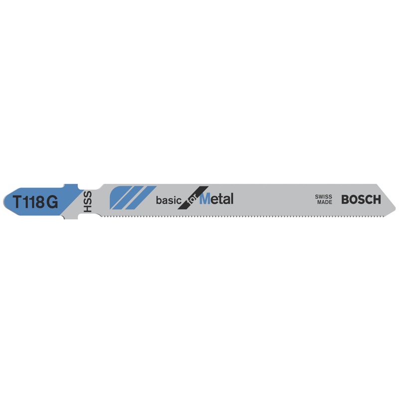 Bosch Professional Jigsaw Blade T118G Basic for Metal