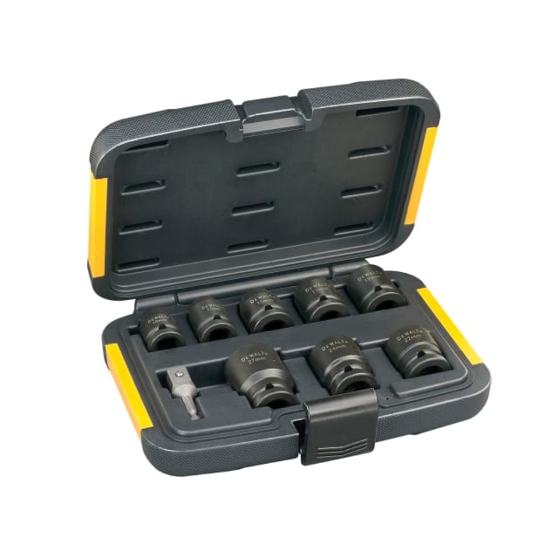 DEWALT DT7507 Impact Socket Set, 9 Piece
