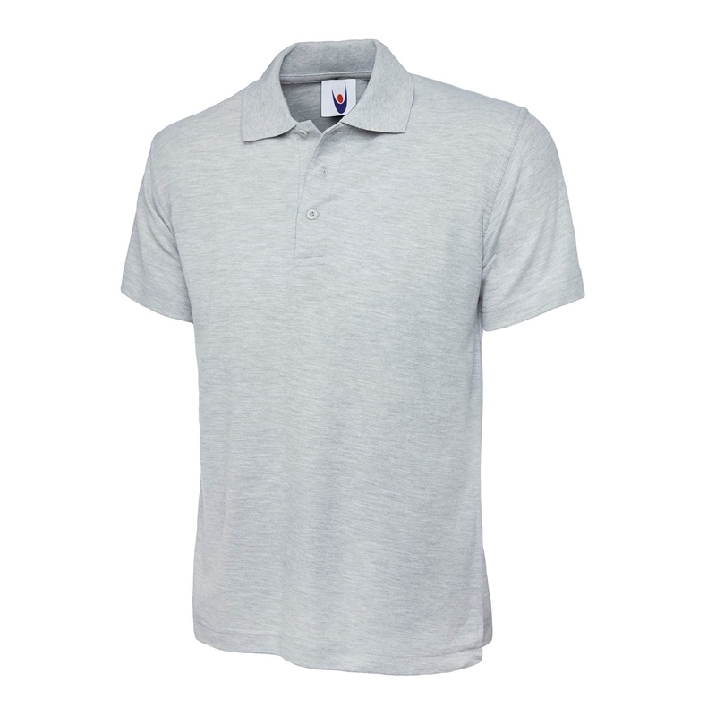 Uneek Active Poloshirt Heather Grey