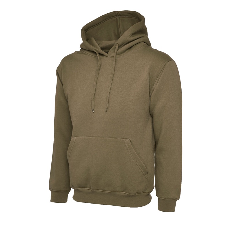 Uneek Classic Hooded Sweatshirt  Military Green