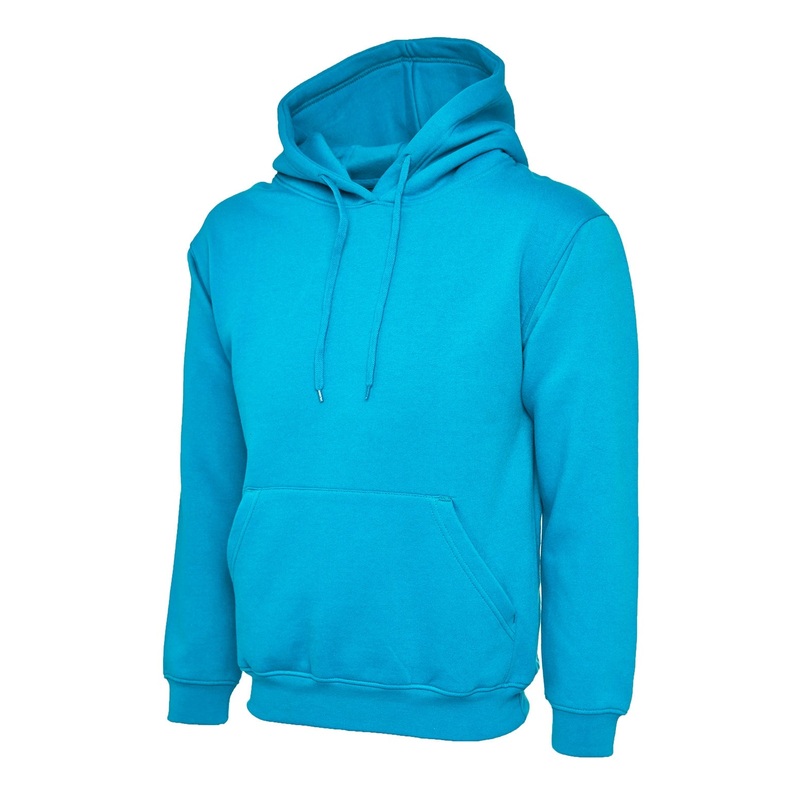 Uneek Classic Hooded Sweatshirt  Sapphire Blue