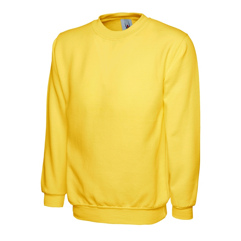 Uneek Classic Sweatshirt Yellow
