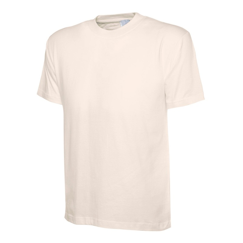 Uneek Classic T-shirt Beige|Beige|XS|S|M|L|XL|2XL|3XL|4XL|5XL|6XL