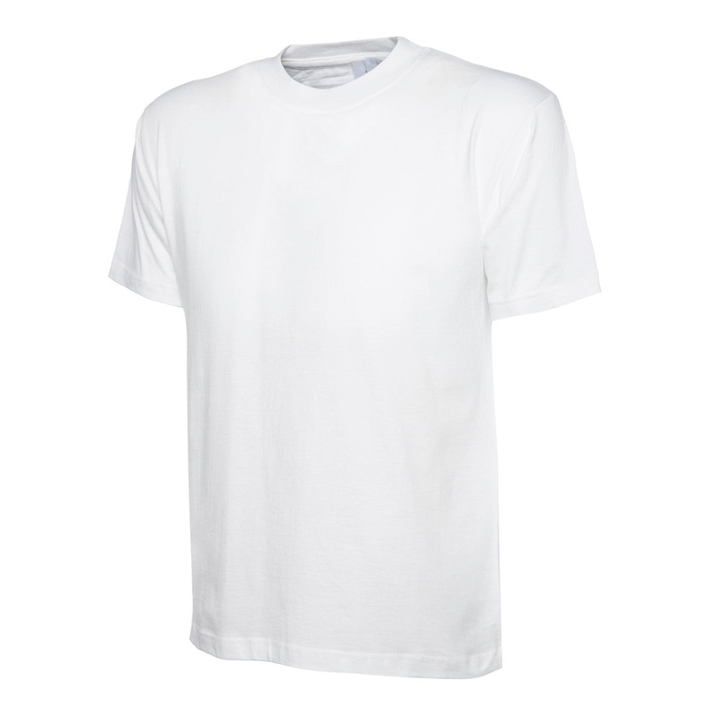 Uneek Classic T-shirt White|White|XS|S|M|L|XL|2XL|3XL|4XL|5XL|6XL
