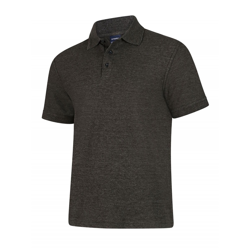 Uneek Deluxe Poloshirt Charcoal