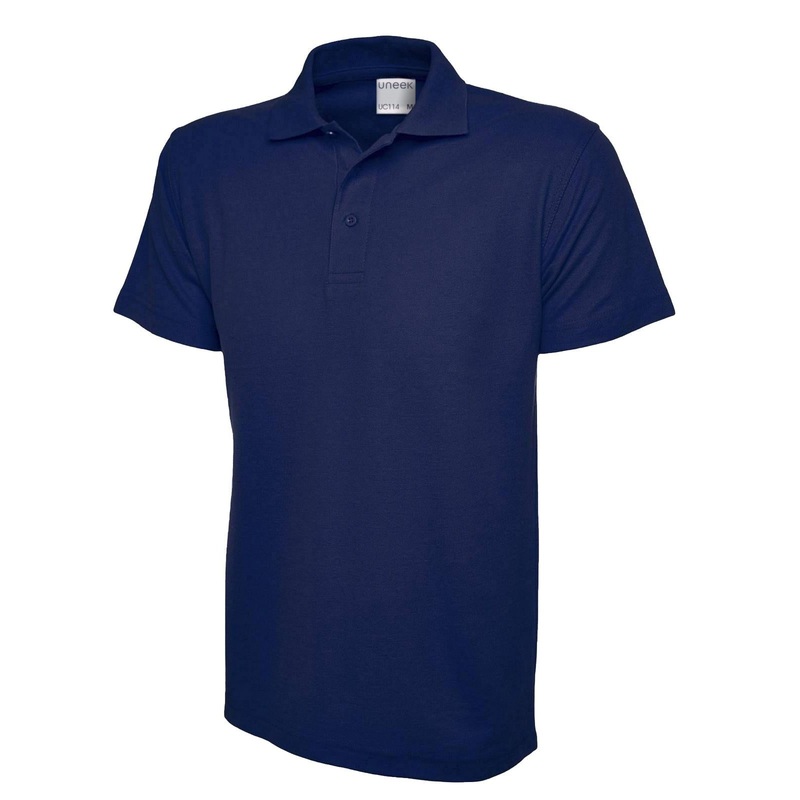 Uneek Men’s Ultra Cotton Poloshirt French Navy