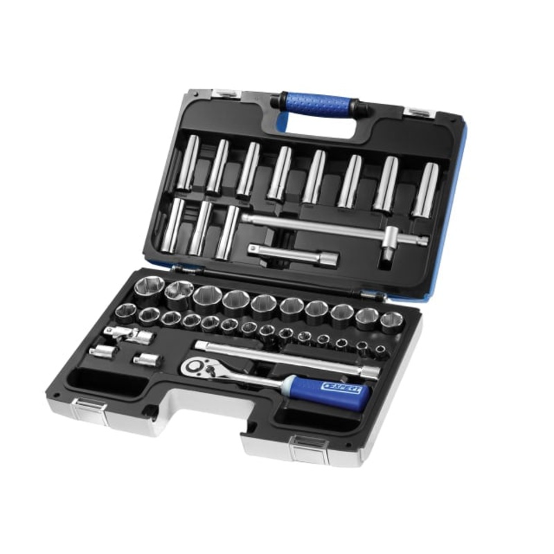 Expert 1/2in Drive Socket & Accessory Set, 42 Piece