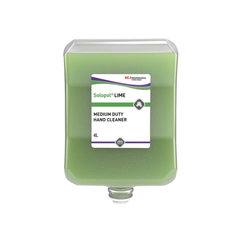 SC Johnson Professional Solopol Lime Medium/Heavy-Duty Hand Wash Cartridge 4 litre