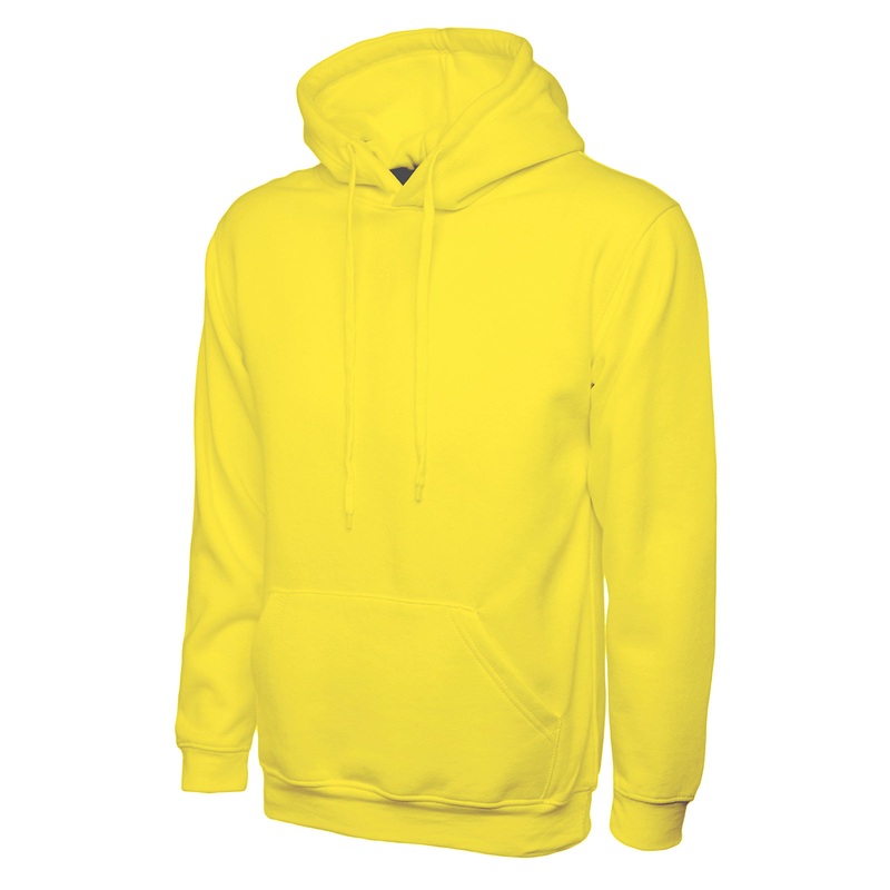 Uneek Classic Hooded Sweatshirt  Yellow