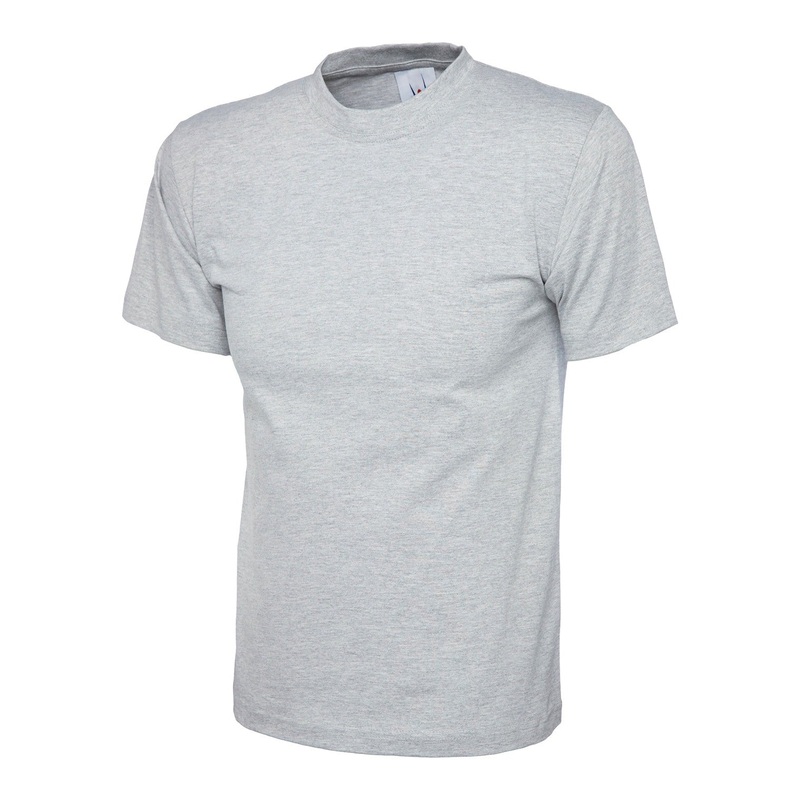 Uneek Classic T-shirt Heather Grey