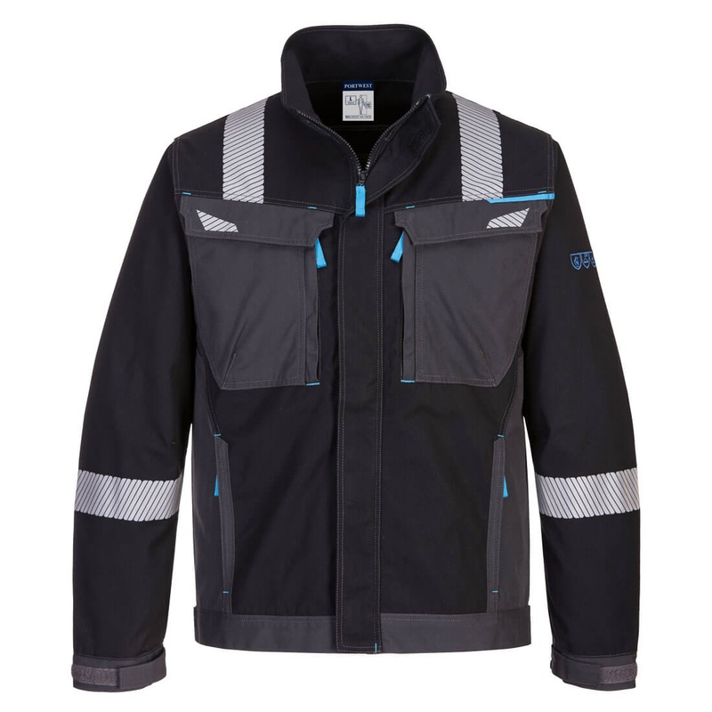 Portwest WX3 FR Work Jacket|Black|S|M|L|XL|XXL|3XL