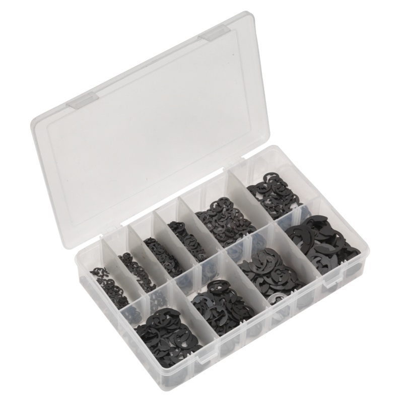 Sealey E-Clip Retainer Assortment 800pc Imperial