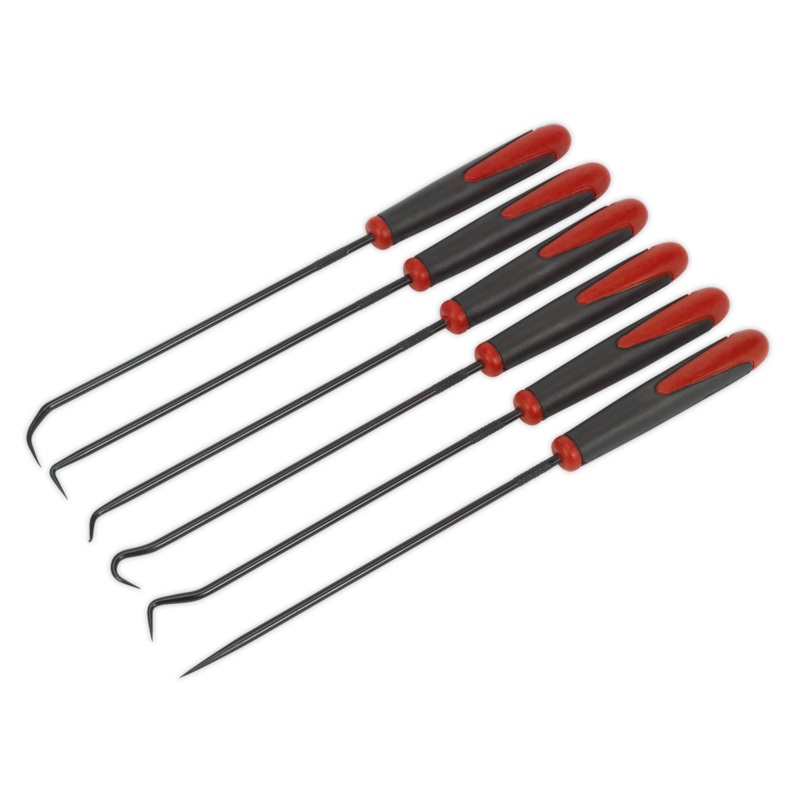 Sealey Pick & Hook Set 6pc Extra-Long AK5215