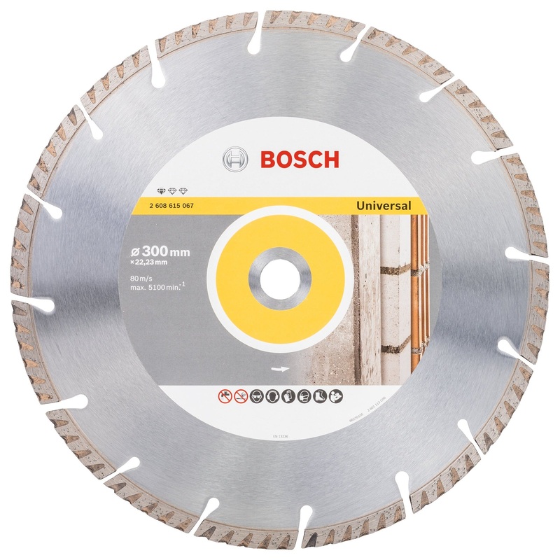 Bosch Professional Diamond Cutting Disc – Standard Universal – 300×22.23×3.3x10mm