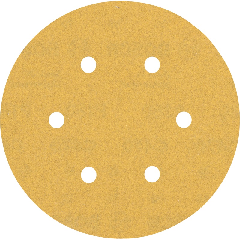 Bosch Professional Expert C470 Sandpaper – 150mm, 6 Holes, G 180  for Random Orbital Sanders