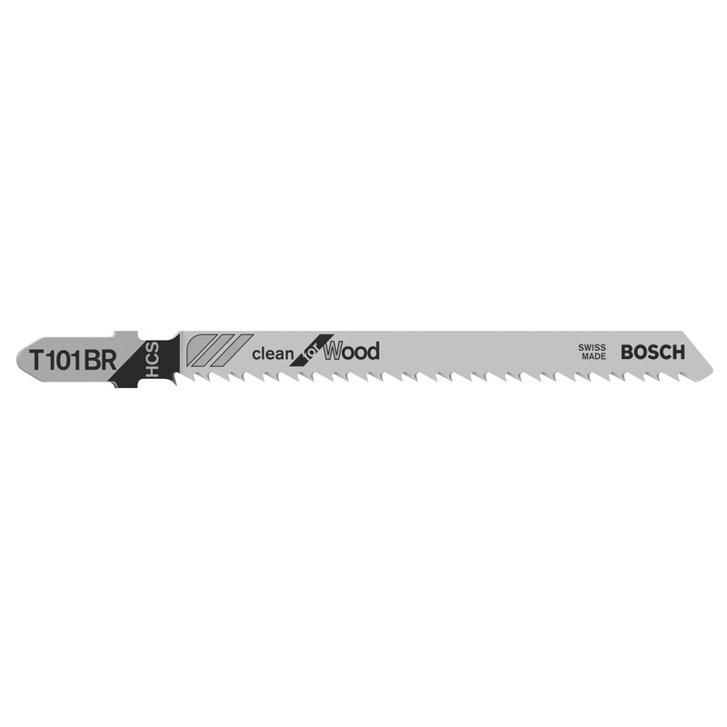 Bosch Professional Jigsaw Blade T101BR for Clean Wood Cutting