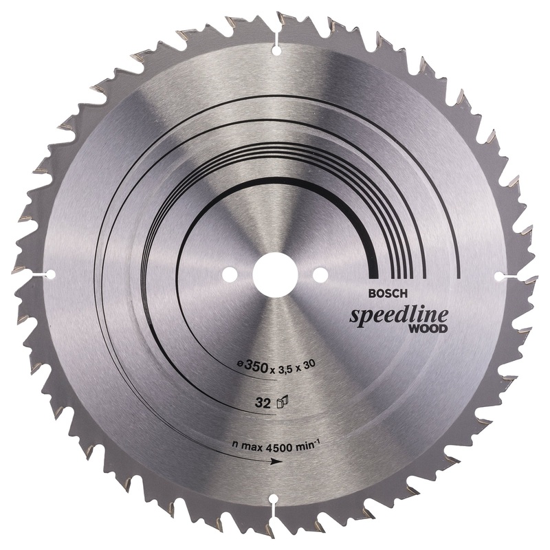 Bosch Professional Speedline Wood Circular Saw Blade – 350 x 30 x 3.5 mm, 32 Teeth