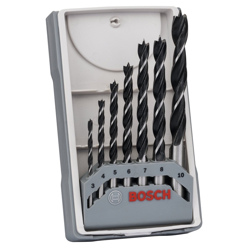 Bosch Professional 7-Piece Wood Drill Bit Set (3, 4, 5, 6, 7, 8, 10)