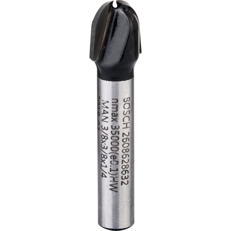 Bosch Professional Core Box Bit with 1/4 Shank, R4.8mm, 9.5×9.5mm