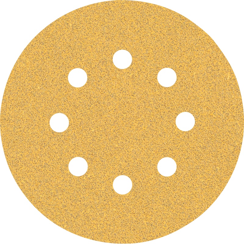 Bosch Professional Expert C470 Sandpaper – 125mm, 8 Holes, G 60  for Random Orbital Sanders