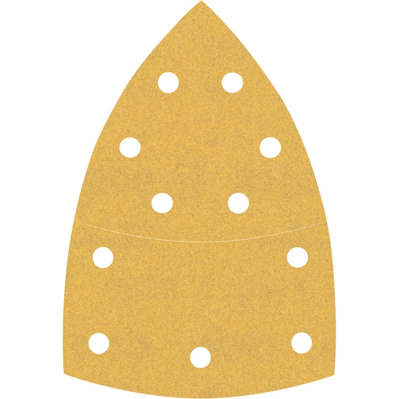 Bosch Professional Expert C470 Sandpaper for Multi Sanders – 102 x 62 mm, 93 mm, G 180