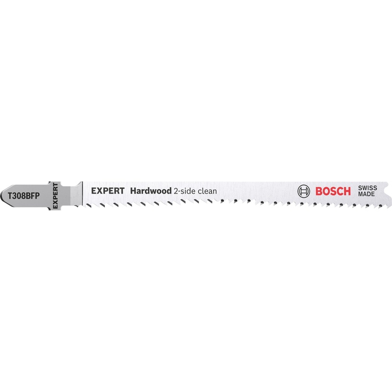Bosch Professional Expert Hardwood 2-side clean T308BFP Jigsaw Blade 5-pc