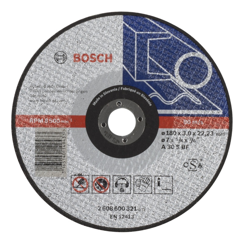 Bosch Professional Expert Metal Straight Cutting Disc A 30 S BF – 180mm x 3.0mm
