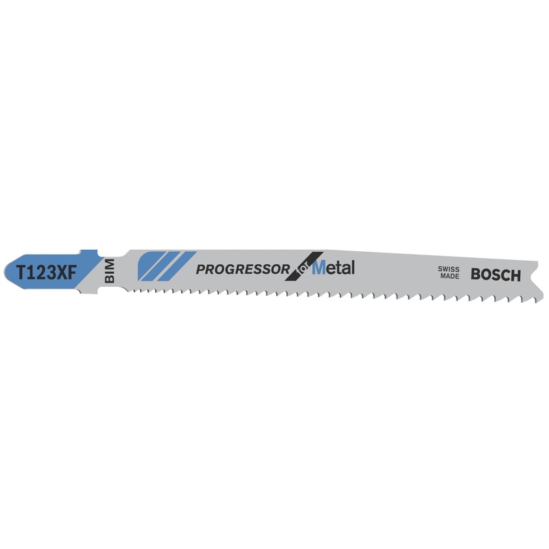 Bosch Professional Jigsaw Blade T 123 XF Progressor for Metal