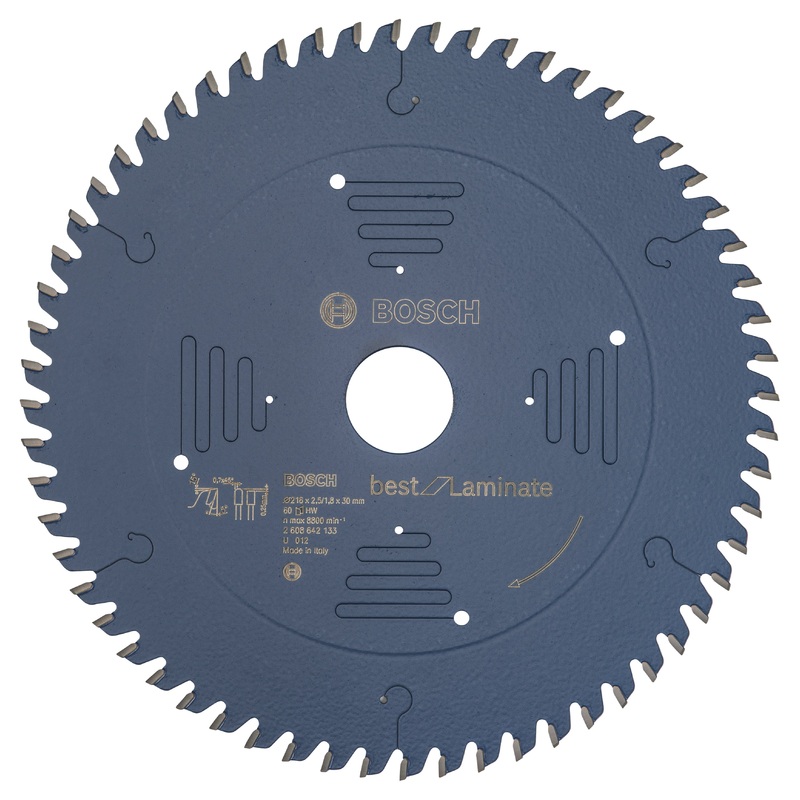 Bosch Professional Laminate Circular Saw Blade – 216 x 30 x 2.5 mm, 60 Teeth