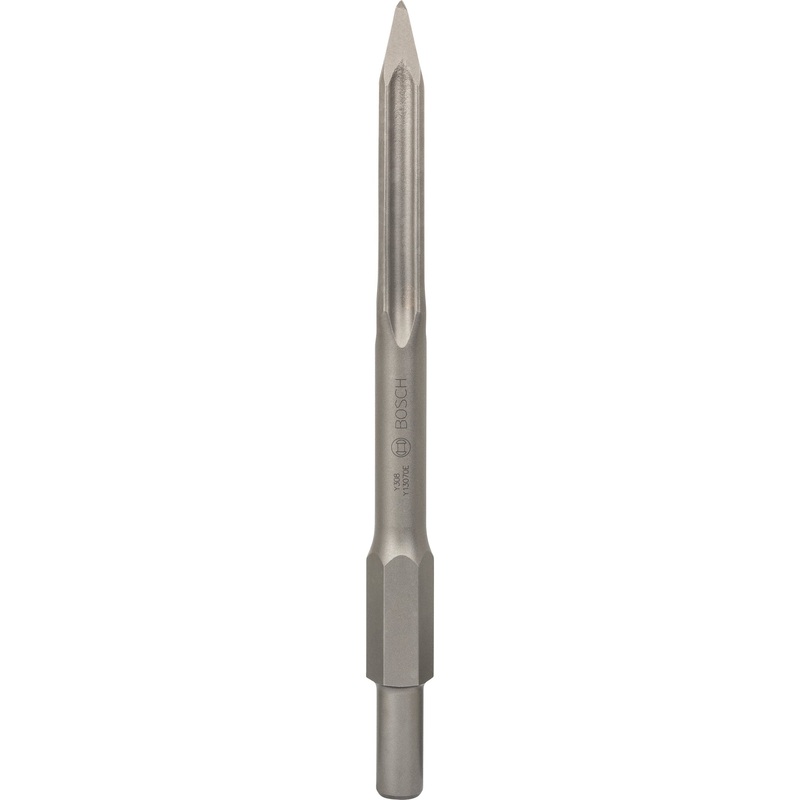 Bosch Professional Self-Sharpening Pointed Chisel – HEX 30mm, 400mm