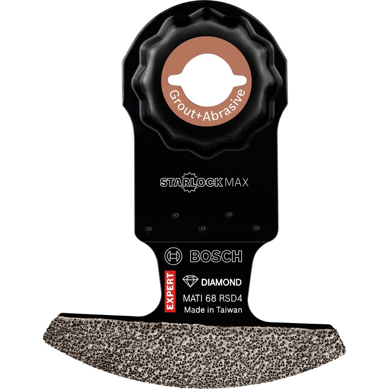 Bosch Professional StarlockMax Diamond Semi-Segment Grout & Abrasive MATI68RSD4 – 1 Piece