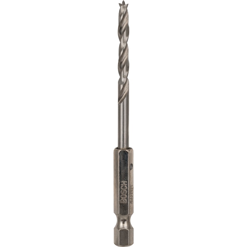 Bosch Professional Wood Bit – Hex Shank, 4mm x 43mm x 88mm