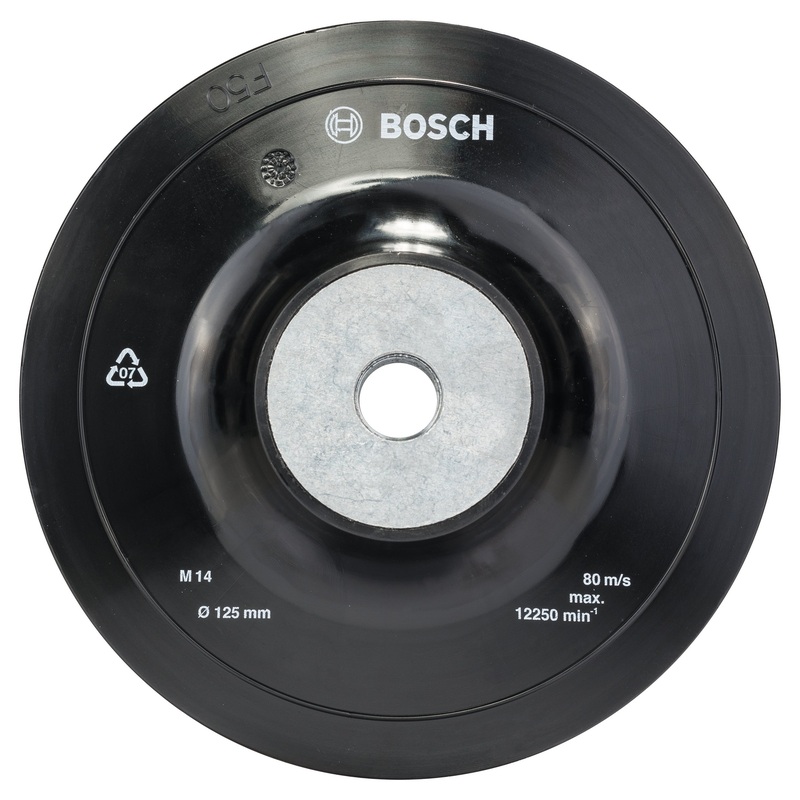 Bosch Professional Backing Pad – Standard M14, 125mm, 12,500 RPM