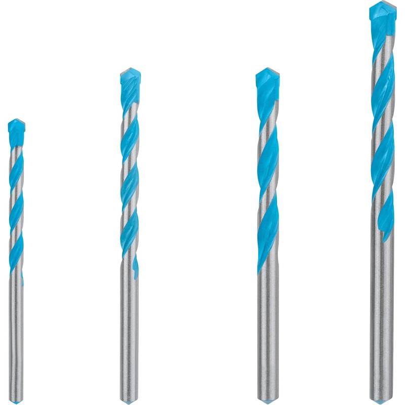 Bosch Professional CYL-9 MultiConstruction Drill Bit Set – 5.5/6/7/8 mm (4-pc)