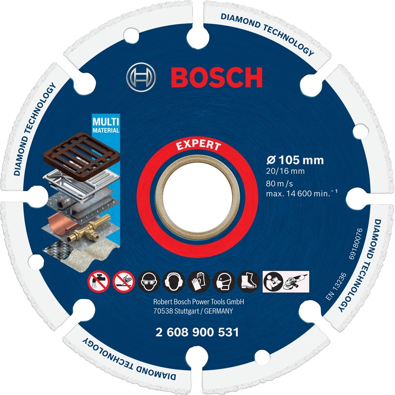 Bosch Professional Diamond Metal Cutting Disc – 105 x 20/16 mm