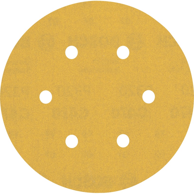 Bosch Professional Expert C470 Sandpaper – 150mm, 6 Holes, G 320  for Random Orbital Sanders