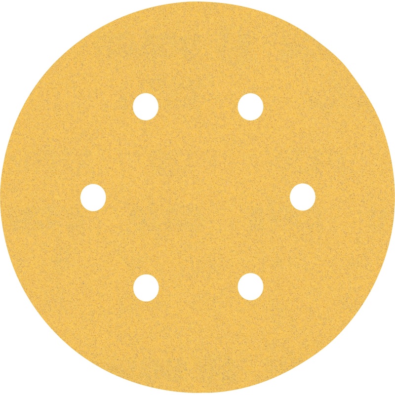 Bosch Professional Expert C470 Sandpaper – 150mm, 6 Holes, G 60/120/240 for Random Orbital Sanders