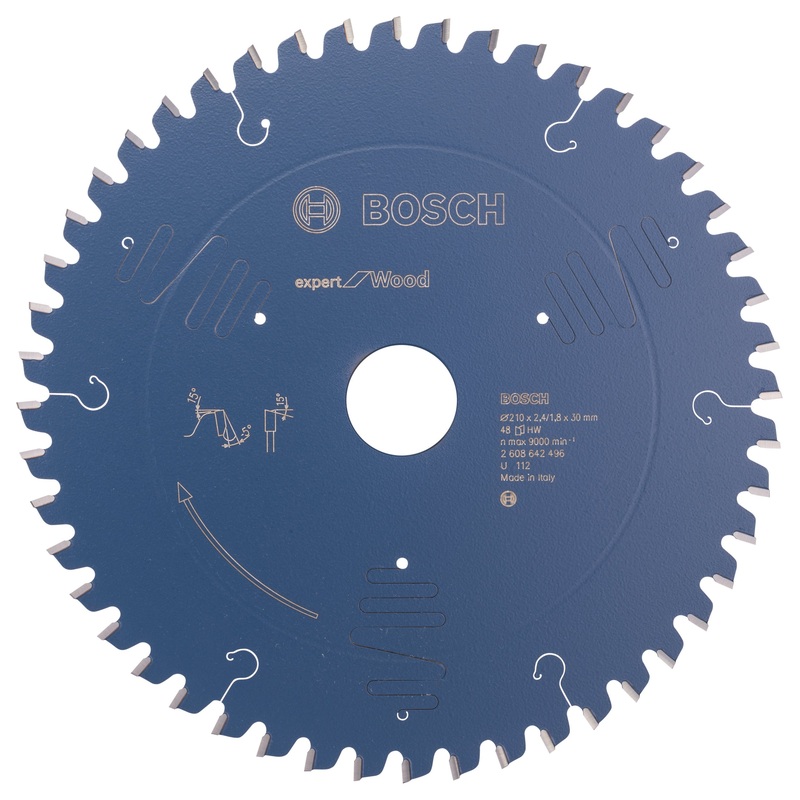 Bosch Professional Expert Circular Saw Blade for Wood – 210 x 30 x 2.4 mm, 48 Teeth