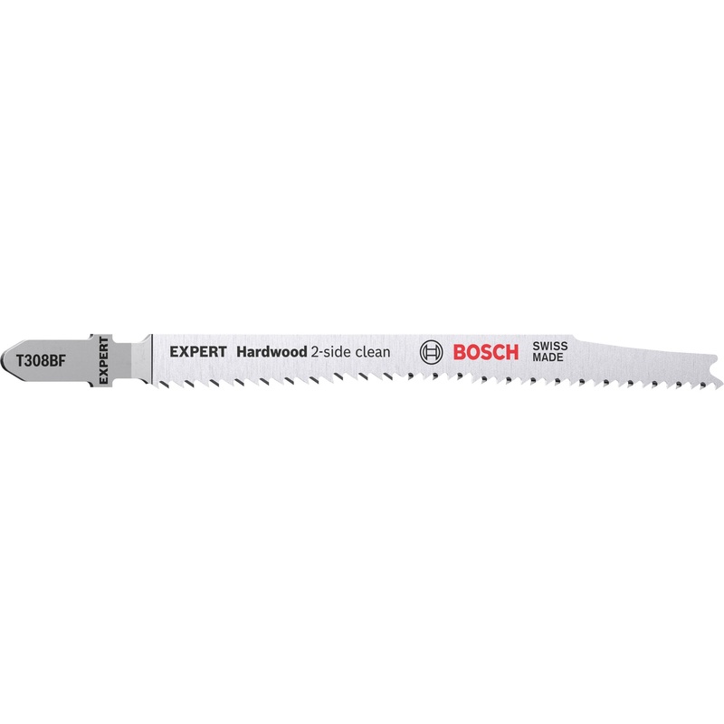 Bosch Professional Expert Hardwood 2-side clean T 308 BF Jigsaw Blade – 3 Pack