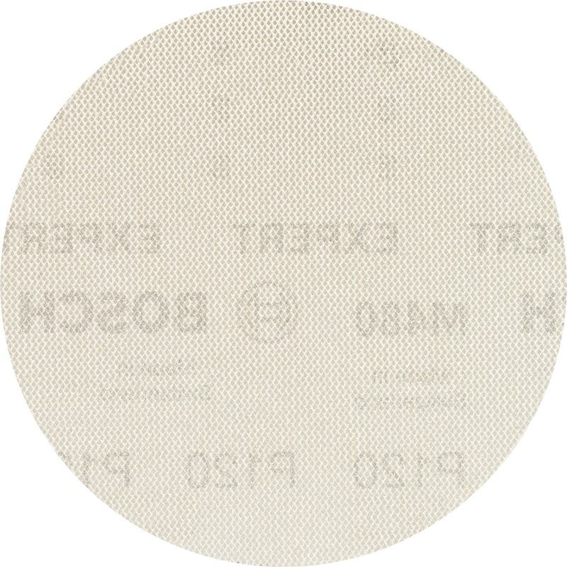 Bosch Professional Expert M480 Sanding Net – 125mm for Random Orbital Sanders (G 120, 5-pc)
