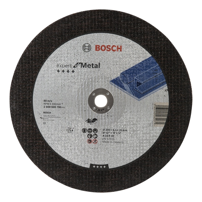 Bosch Professional Expert Metal Straight Cutting Disc A 24 R BF – 300mm x 20.00mm x 3.5mm