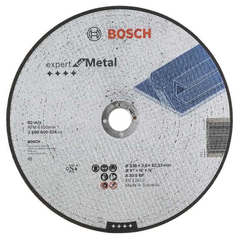 Bosch Professional Expert Metal Straight Cutting Disc A 30 S BF – 230mm x 3.0mm