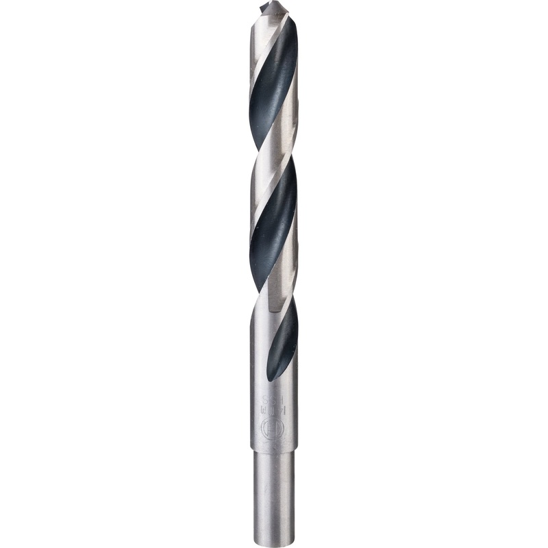 Bosch Professional HSS Twist Drill Bit PointTeQ – 14.0mm (Reduced Shank)