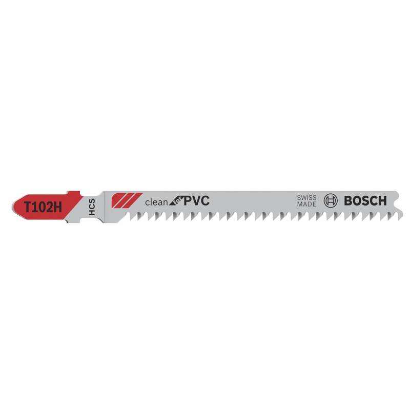 Bosch Professional Jigsaw Blade T102H Clean for PVC