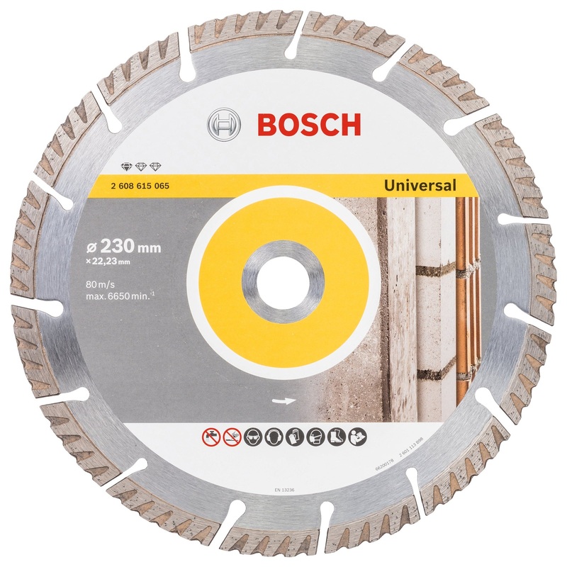 Bosch Professional Diamond Cutting Disc – Standard Universal – 230×22.23×2.6x10mm