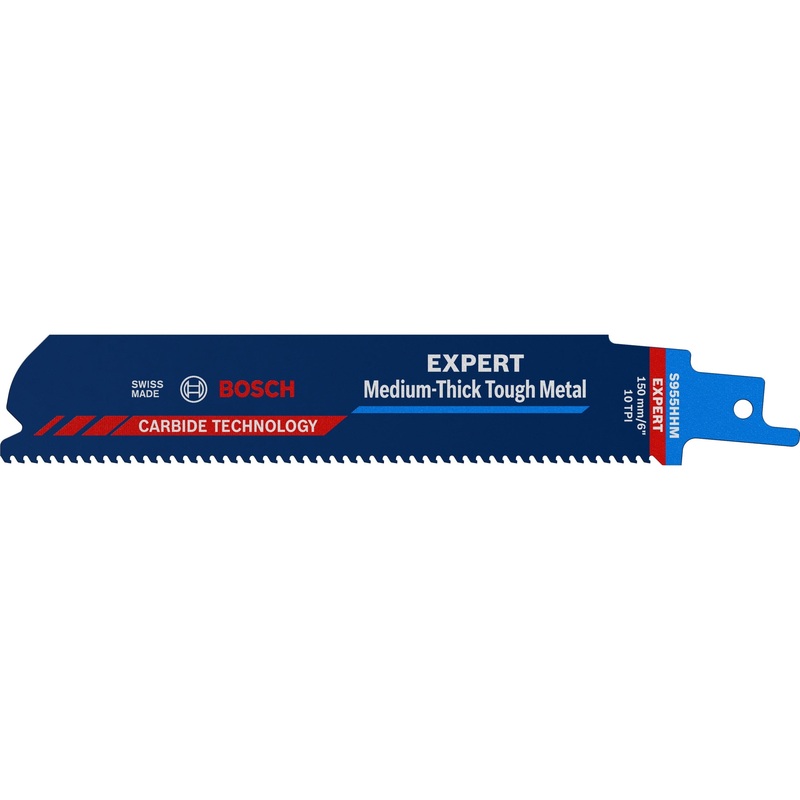 Bosch Professional Expert Reciprocating Saw Blade – Medium-Thick Tough Metal S 955 HHM (1-pc)