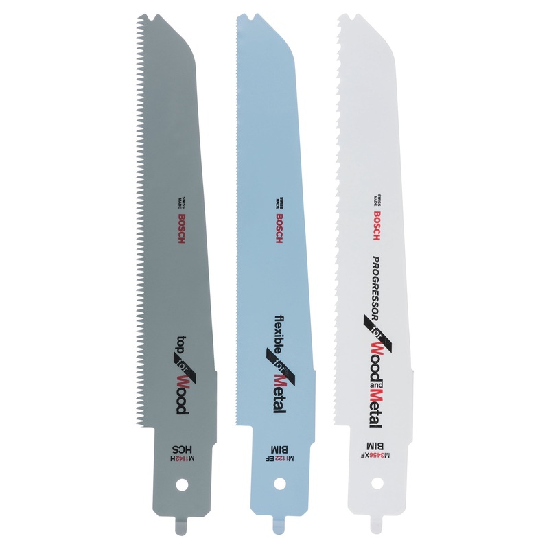 Bosch Professional RSB 3-Piece Set for Wood and Metal with PFZ500E (M-Shank)