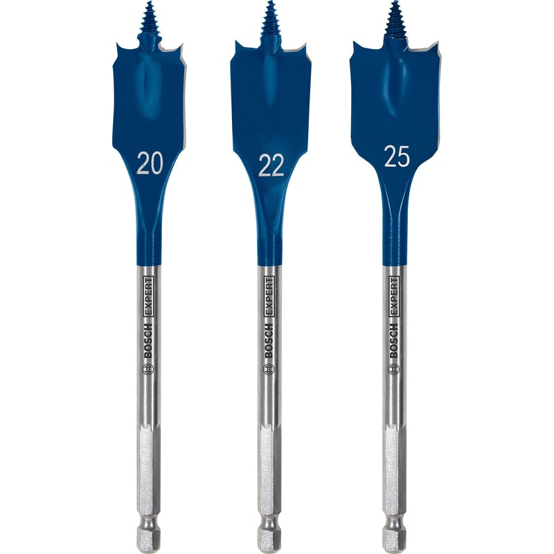 Bosch Professional SelfCut Speed Spade Drill Bit Set – 20/22/25 mm (3 Pieces)